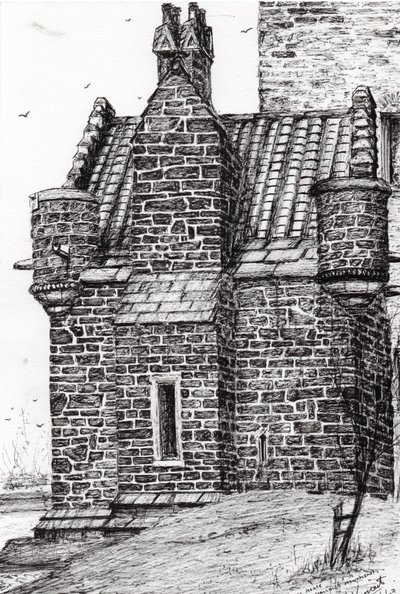 Wallace monument the small house, 2007 by Vincent Alexander Booth
